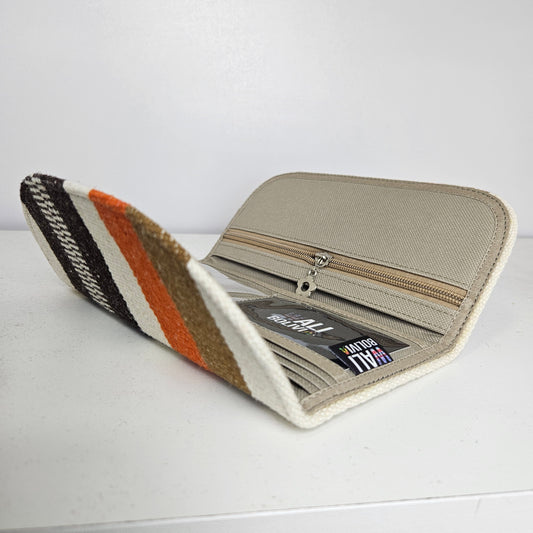 Billetera chequera (camel copper)