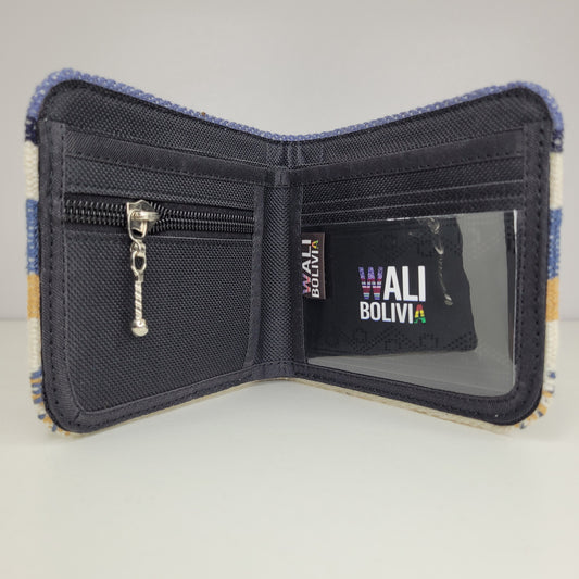 Billetera Doble (pastel azul)