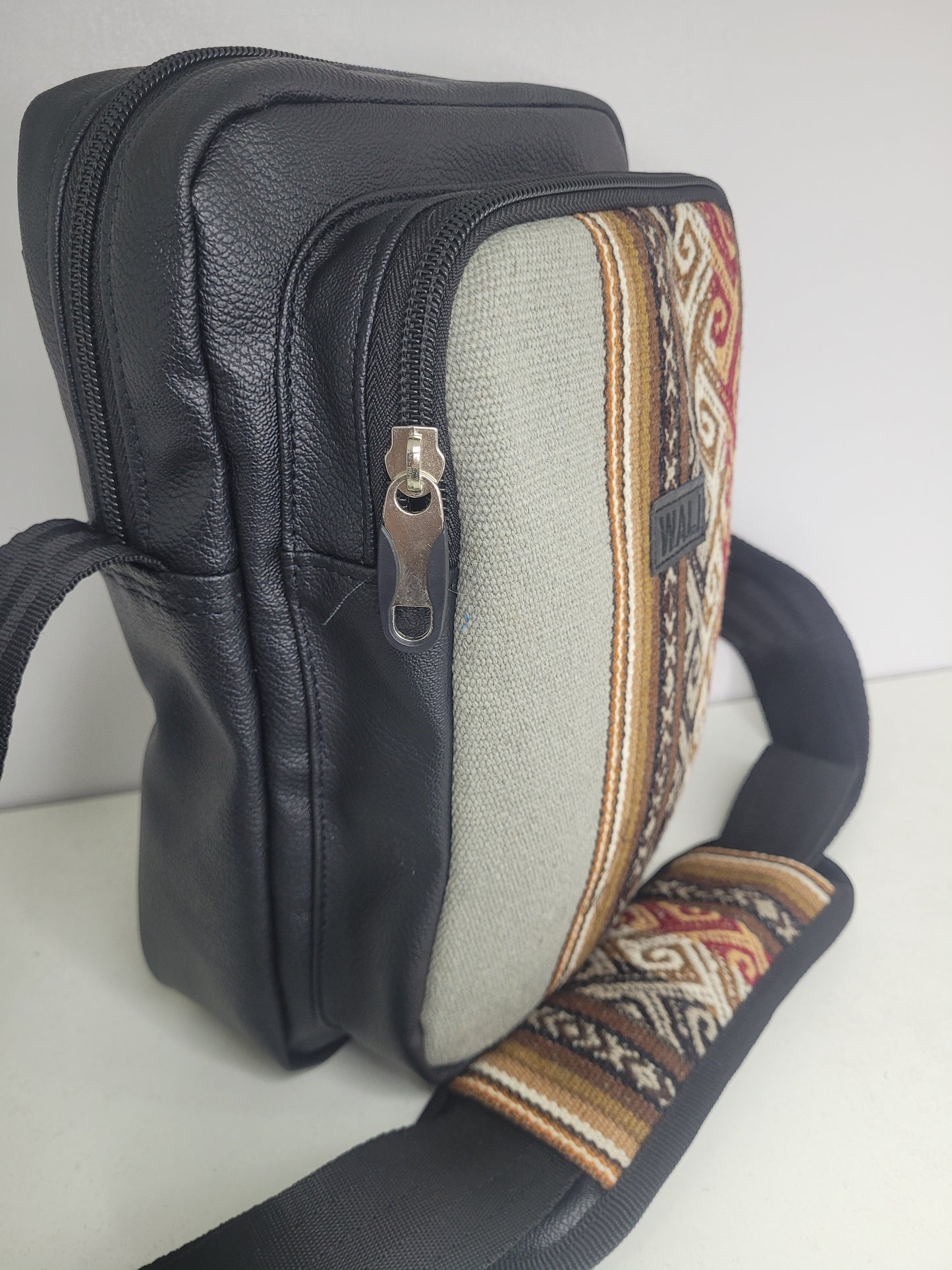 Morral grande aguayo Natural (aguayo plomo)