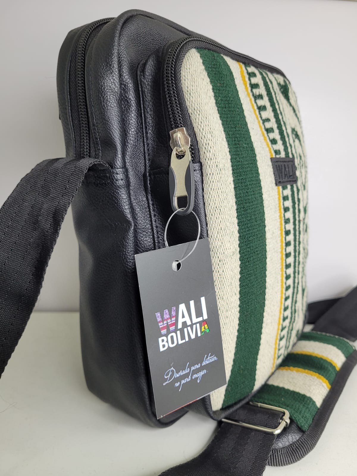Morral Grande (verde con diseño)