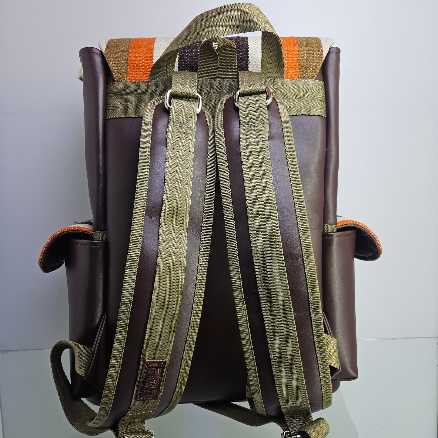 Mochila cuero (camel copper)