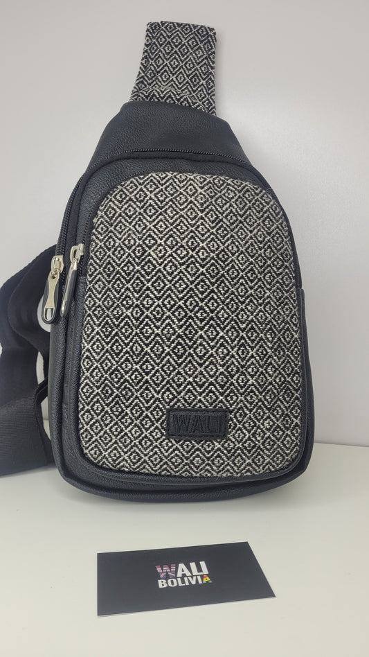 Pechera y Billetera (Blanco perdiz )