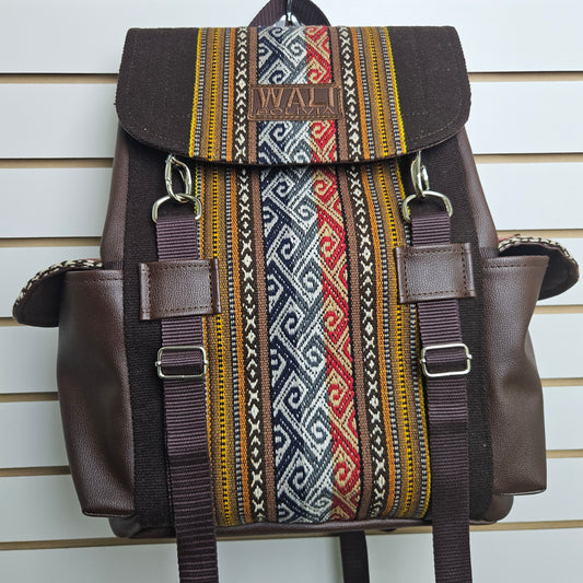 Combo Mochila y billetera (chocolate)