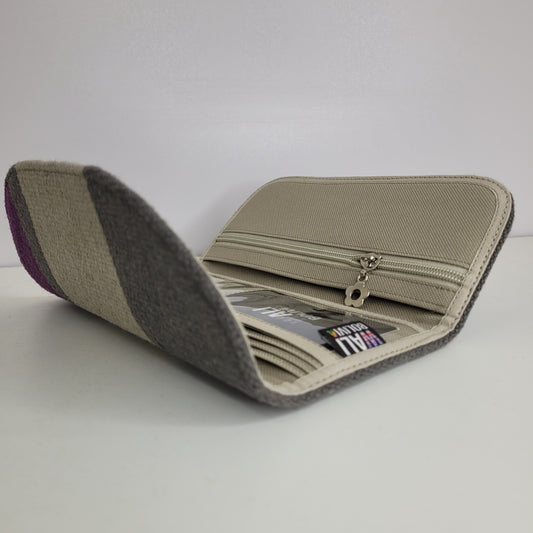 Billetera Chequera (jade plomo)