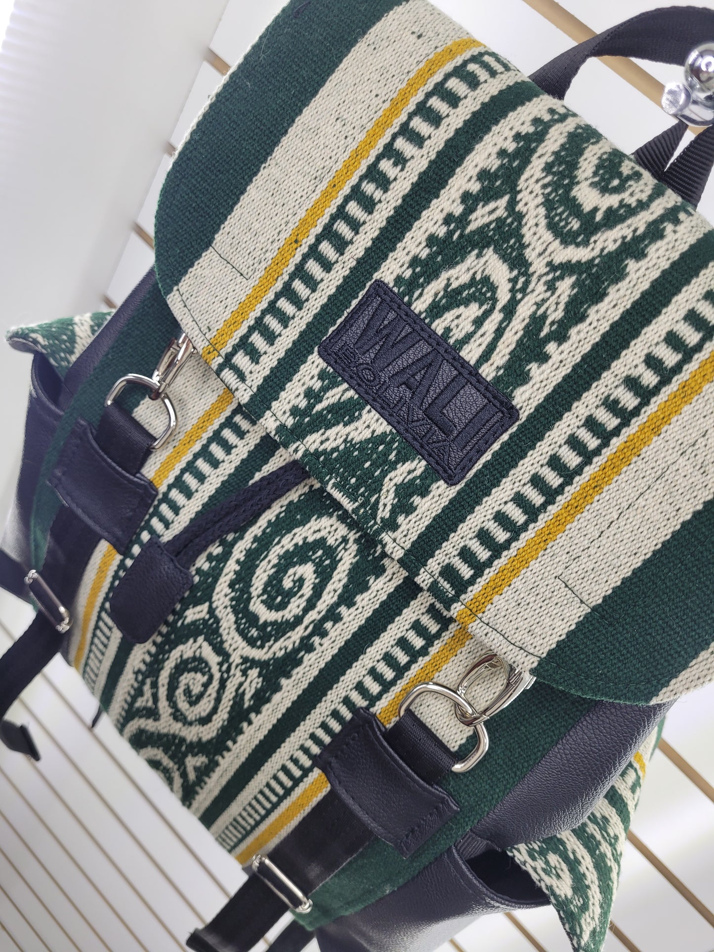 Mochila Wali (verde con diseño)