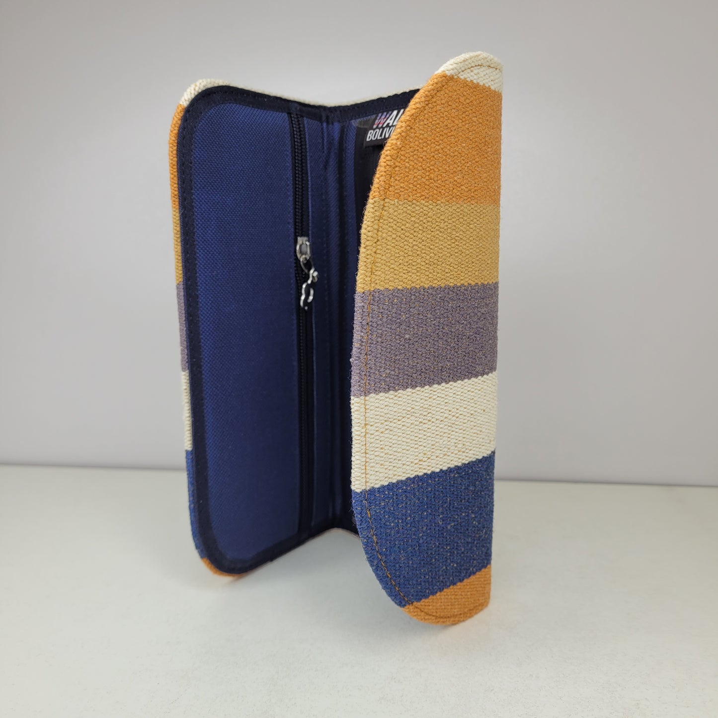 Billetera Chequera (azul crema 1 )
