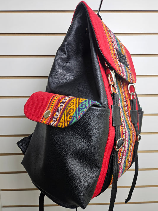 Mochila wali (rojo carmin)