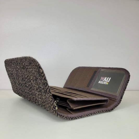 Billetera Portacelular (cafe perdiz)