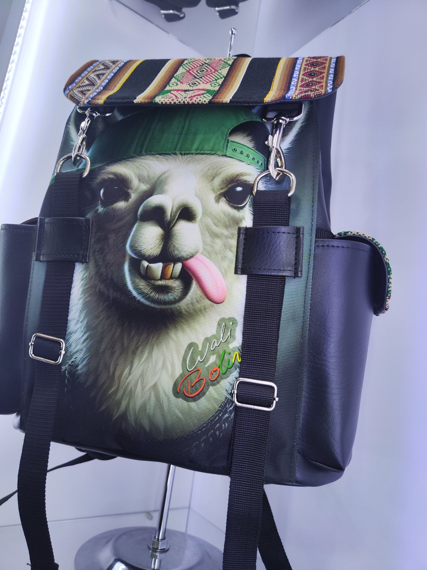 Mochila (diseño llama)