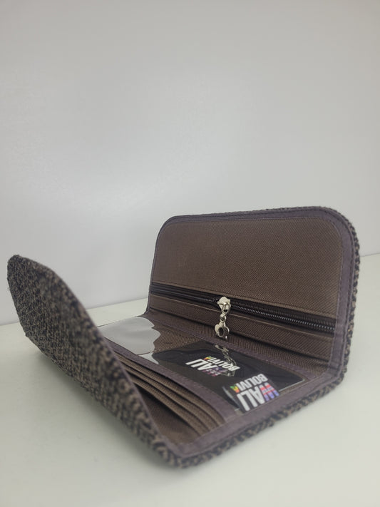 Billetera Chequera (cafe perdiz)