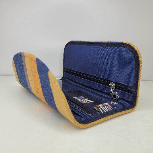 Billetera Chequera (azul crema 2 )