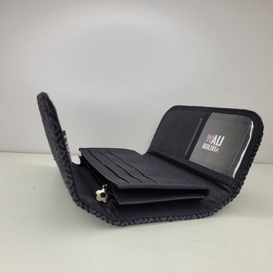 Billetera Portacelular(Negro Perdiz)