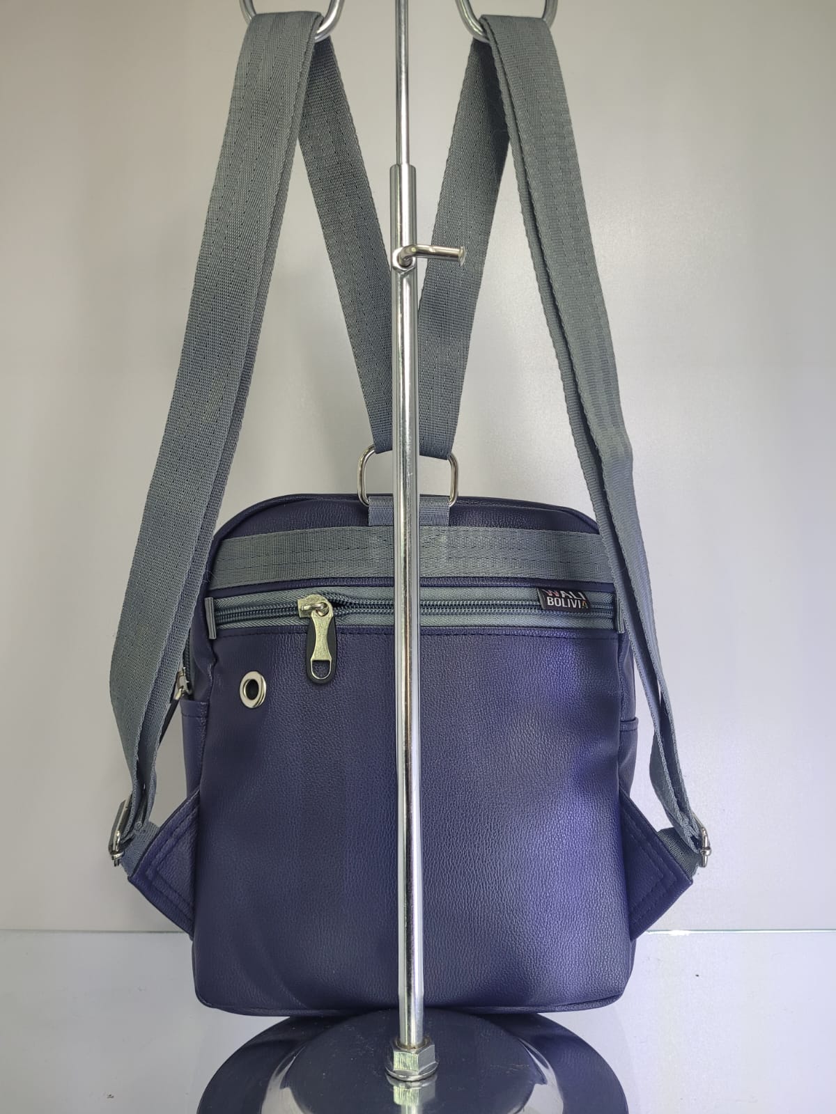 Mochila mini para dama (azul crema)