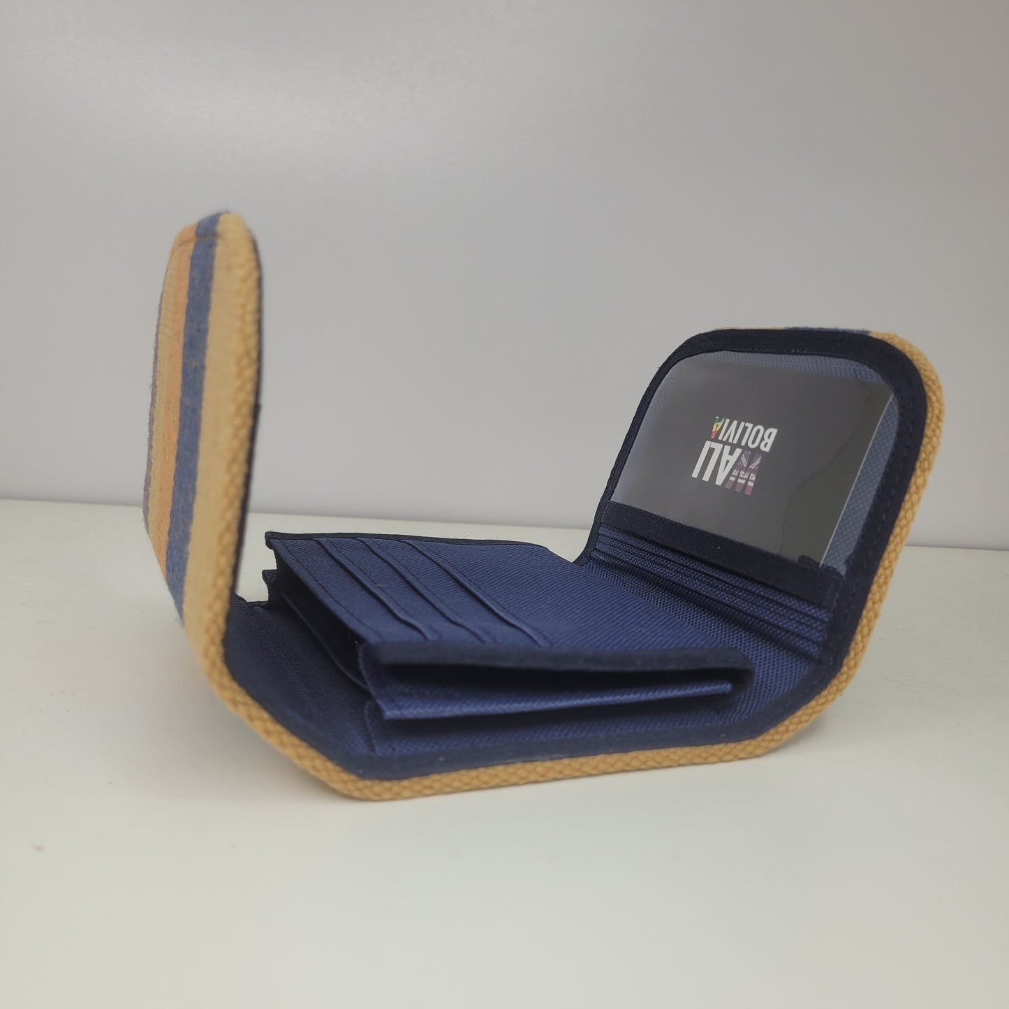 Billetera mini (naranja crema 2)