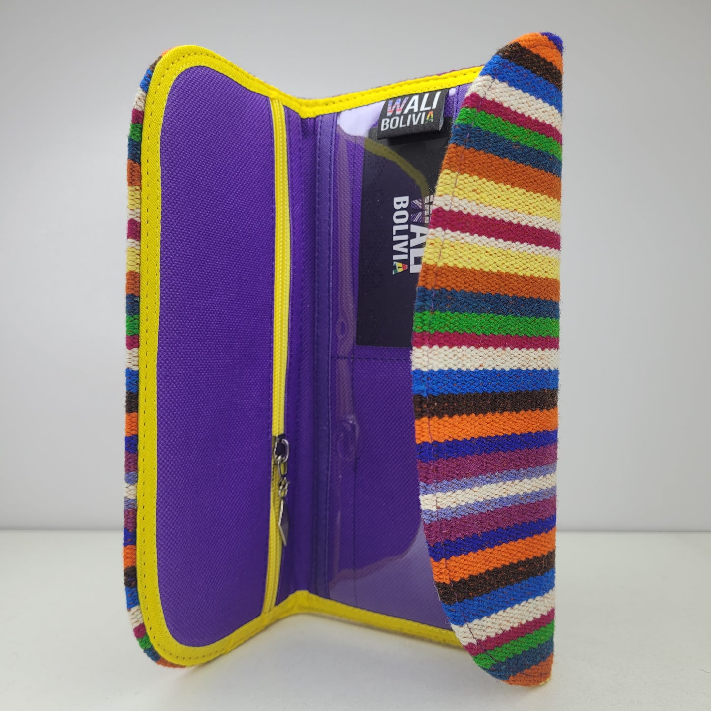 Billetera Chequera (lila fiesta)