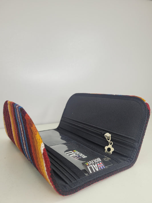 Billetera Chequera (Rojo fiesta)