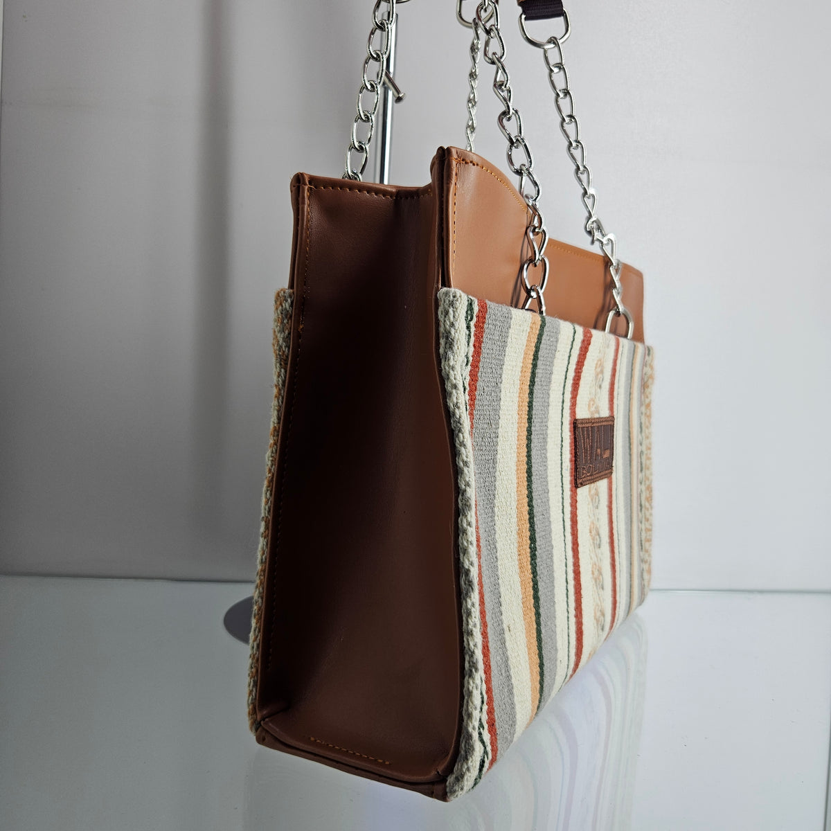 Cartera cadena _ ceniza