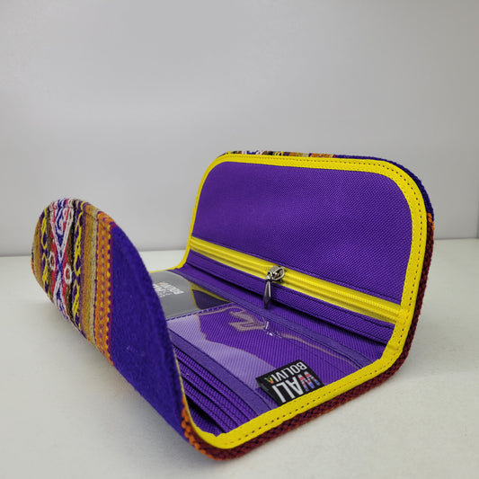 Billetera Chequera (morado oscuro)