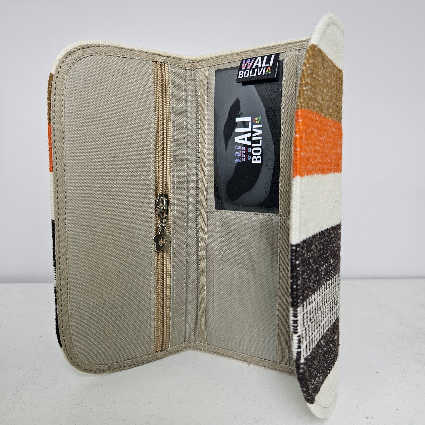 Billetera chequera (camel copper)