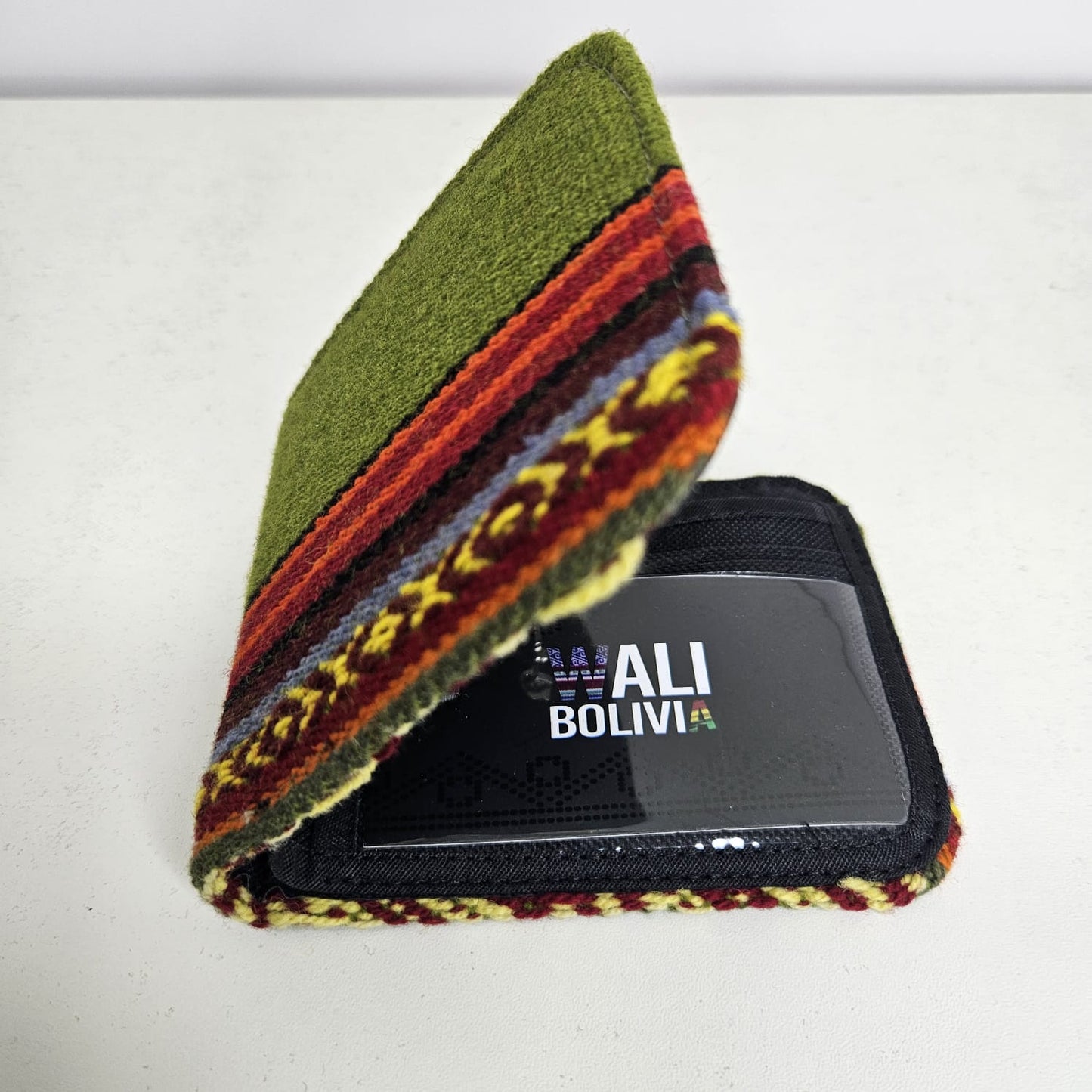 Billetera doble (verde pacai)