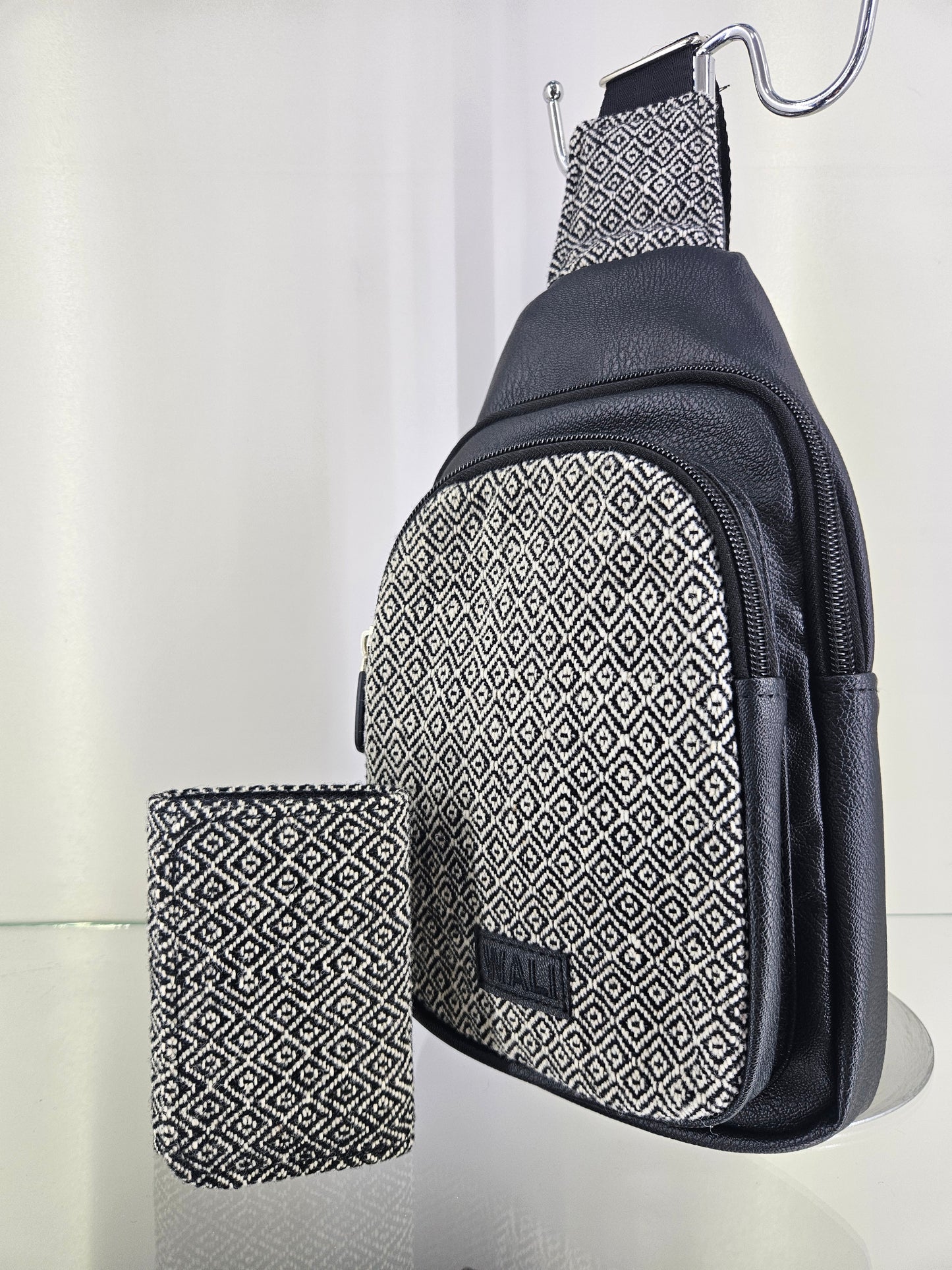 Pechera y Billetera (Blanco perdiz )