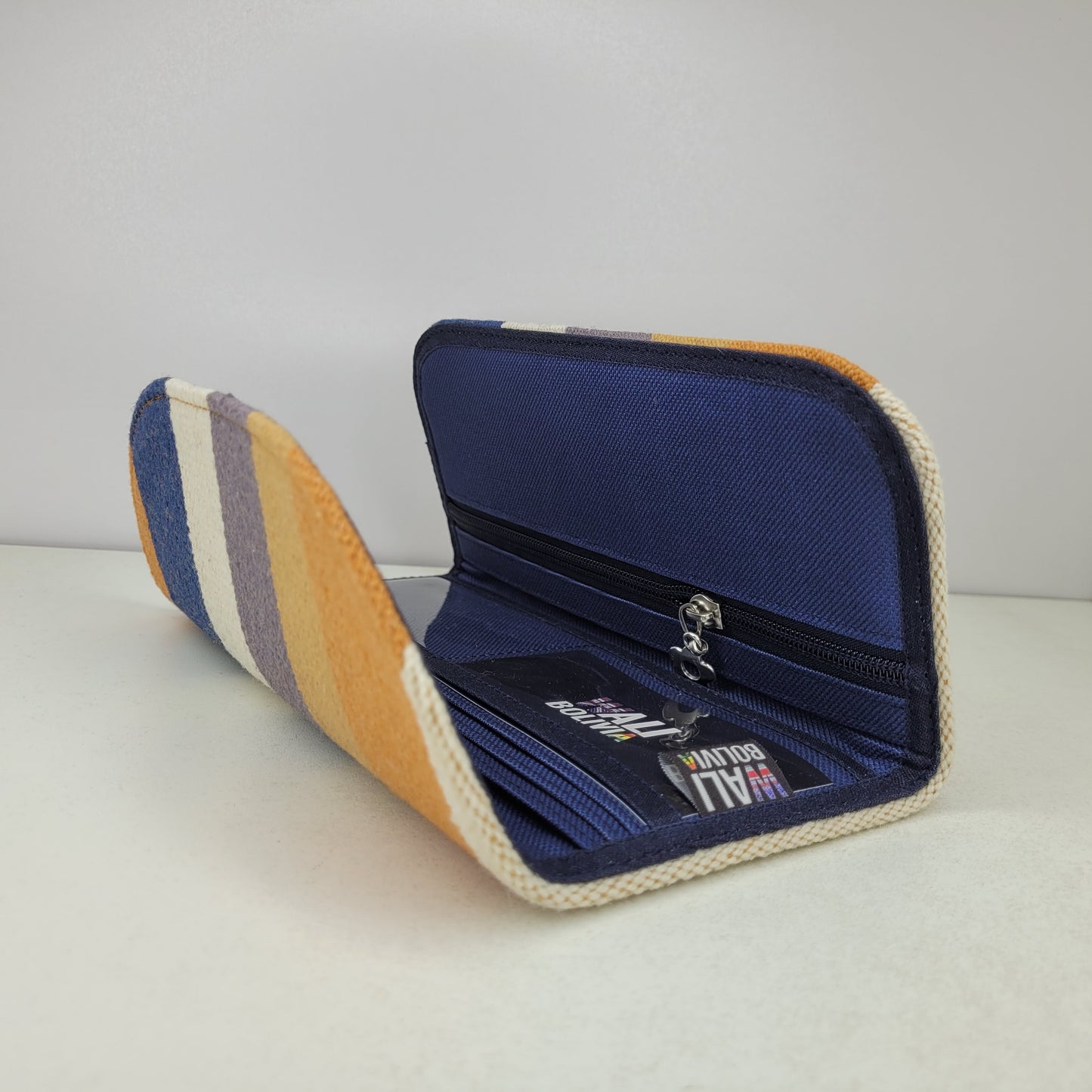 Billetera Chequera (azul crema 1 )