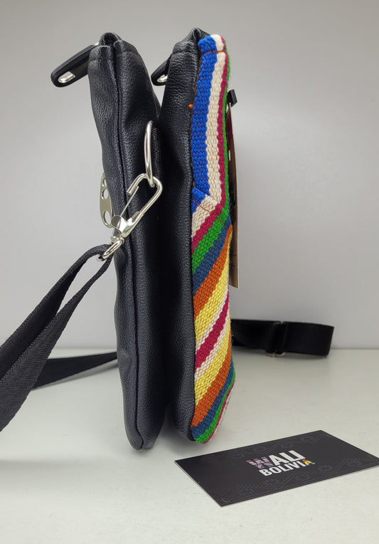 Cartera Cuadrada Wali (Rosa fiesta)