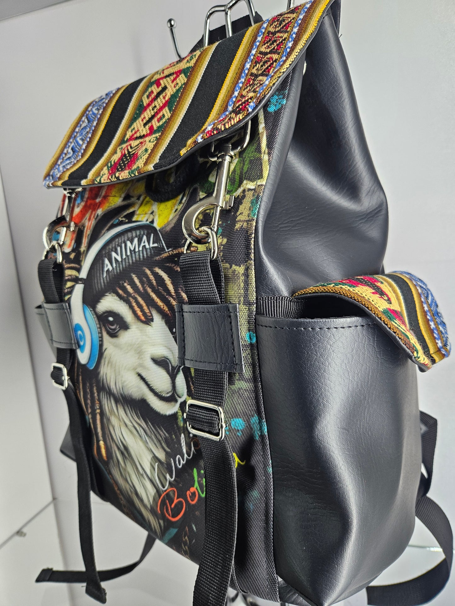 Mochila urbana (Llama con Rastas)