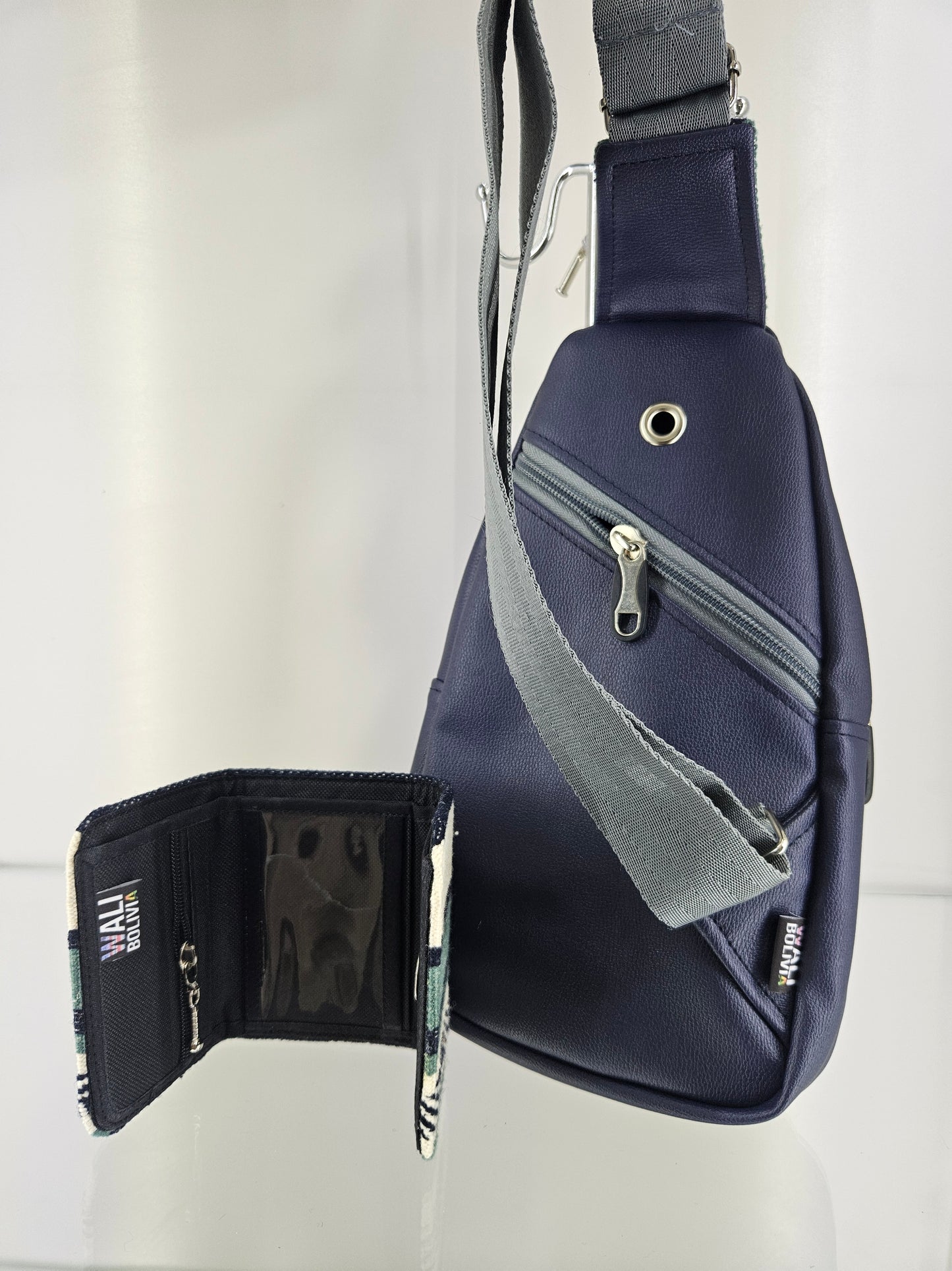 Combo Pechera con billetera triple (jade)