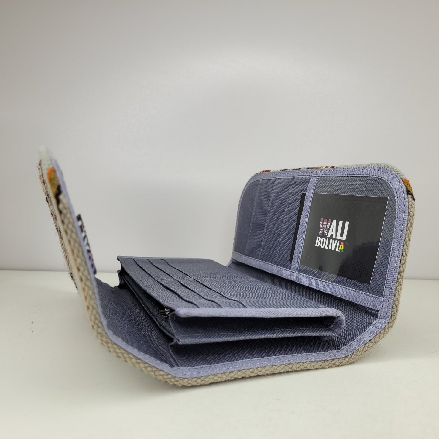 Billetera Porta Celular (Plomo)
