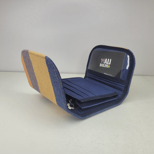 Billetera Mini (azul crema 2 )