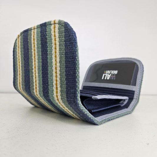 Billetera mini (azul esmeralda)