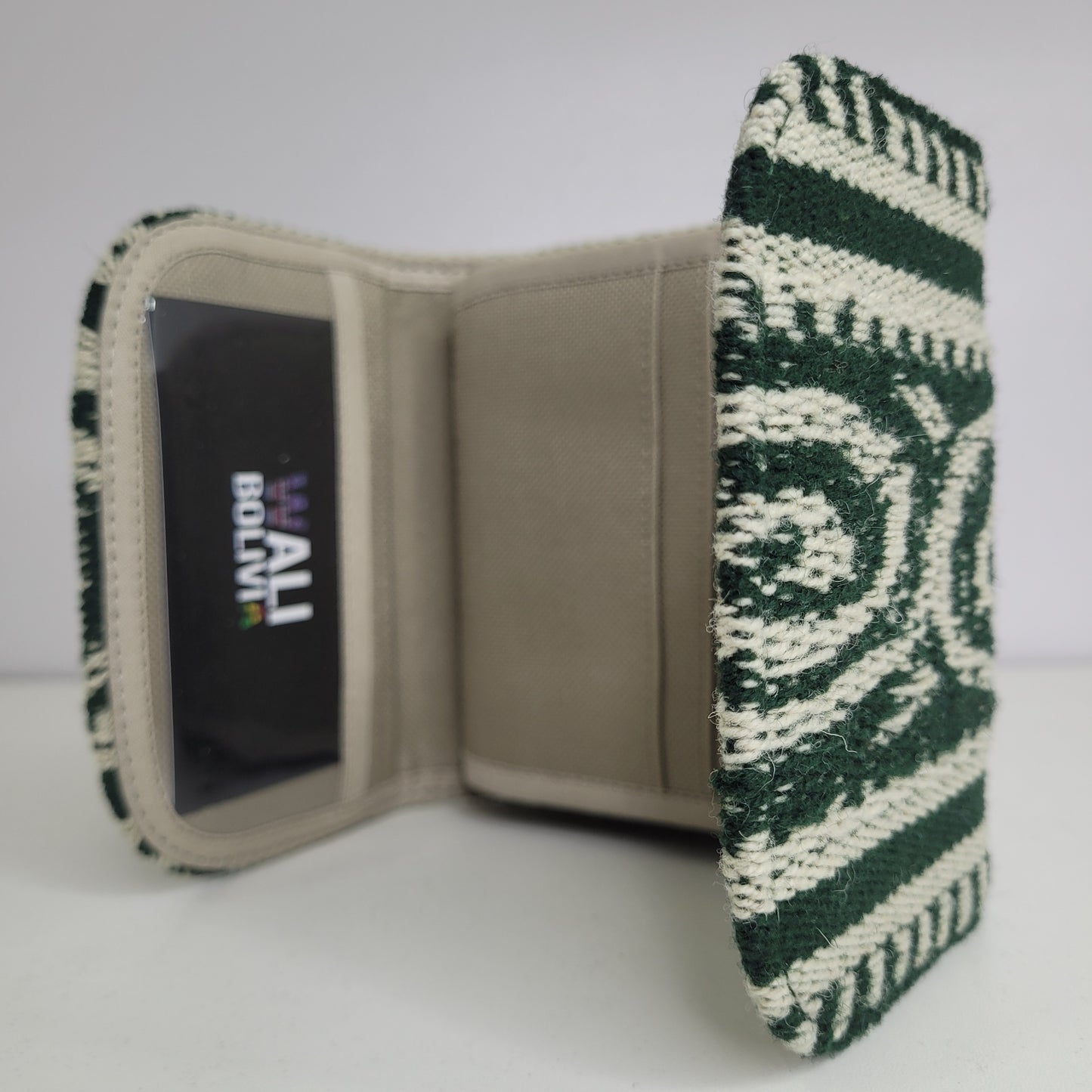 Billetera Mini (verde con diseño)