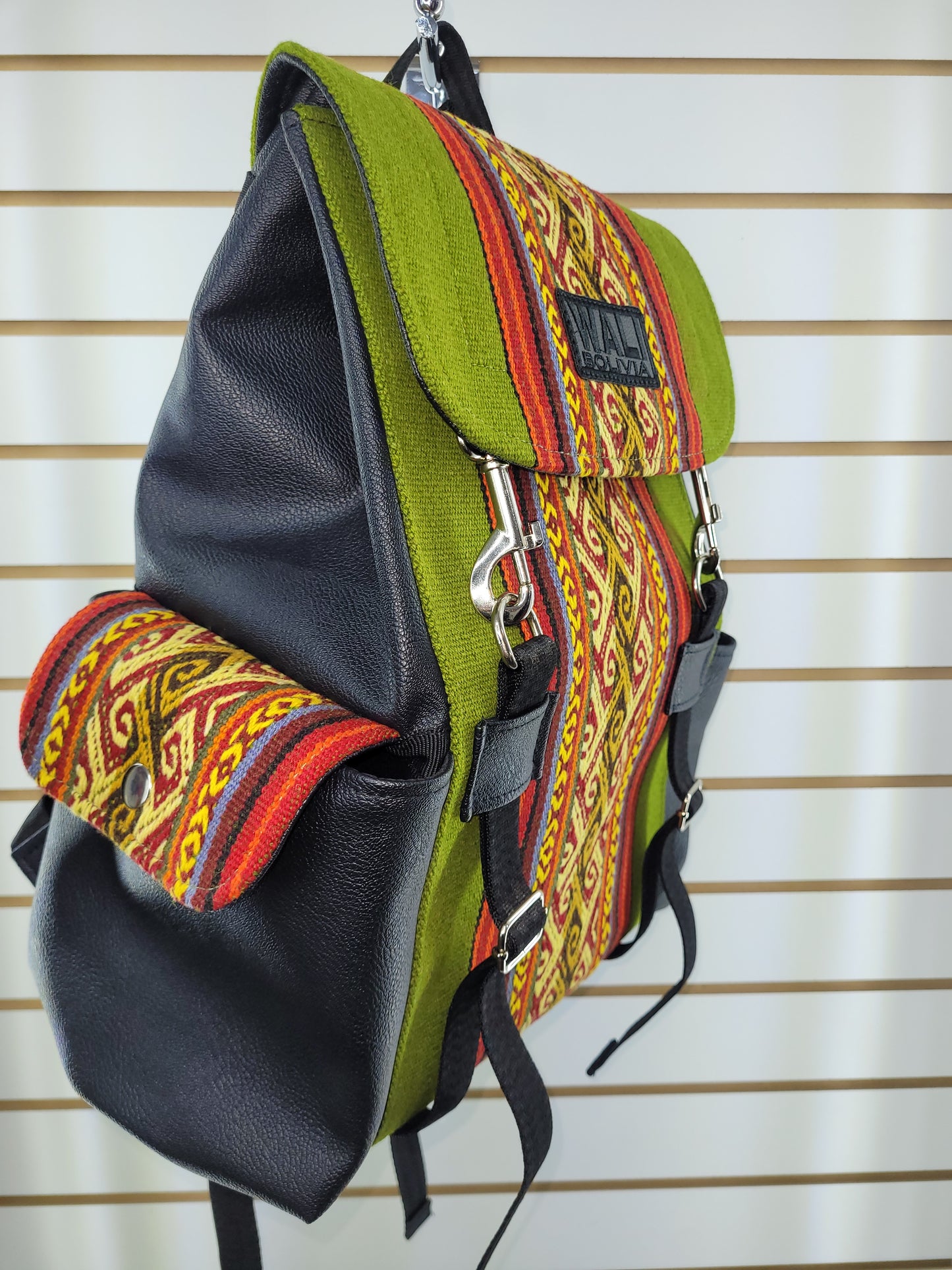 Mochila aguayo (wayra verde)