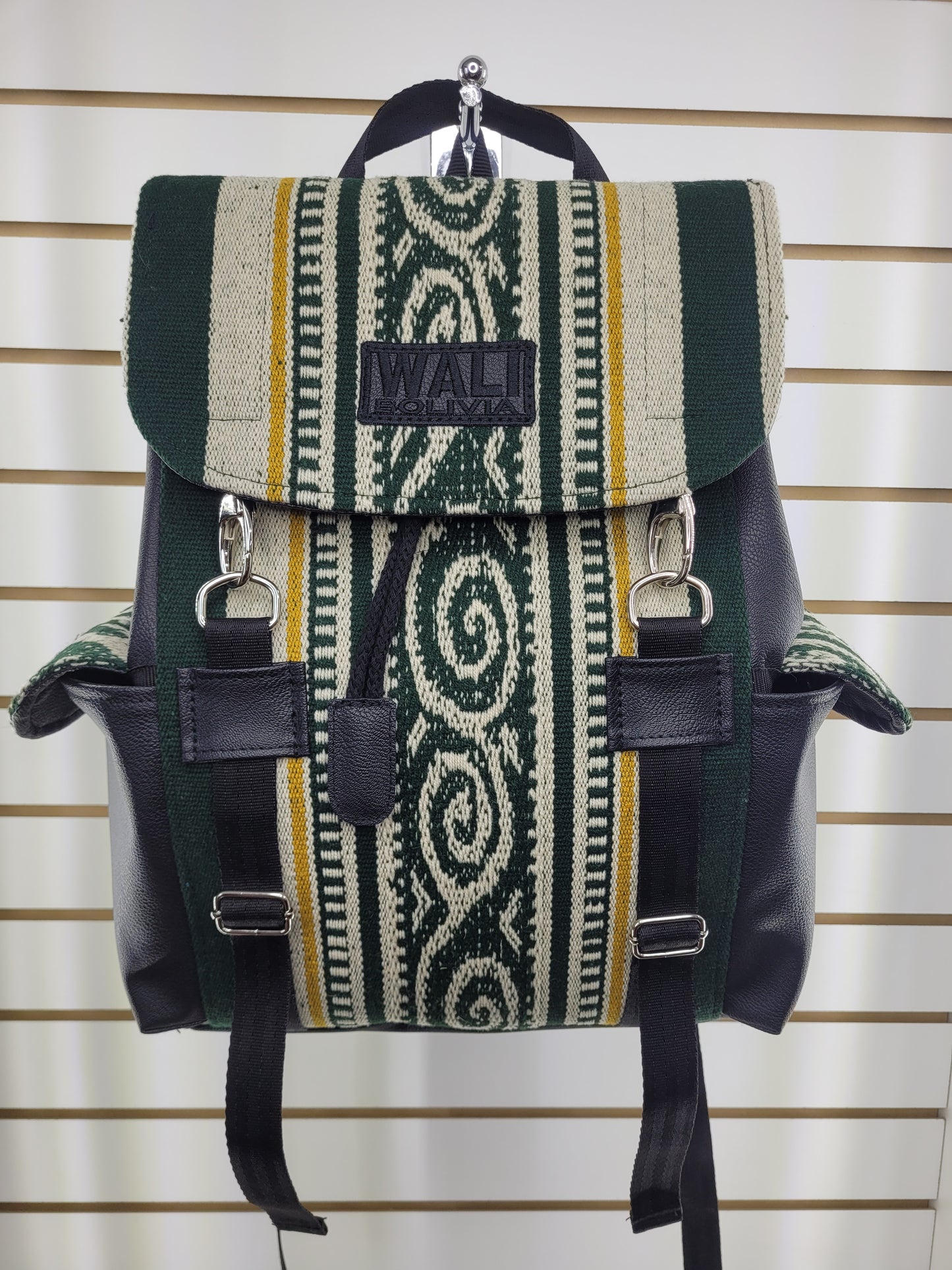 Mochila Wali (verde con diseño)