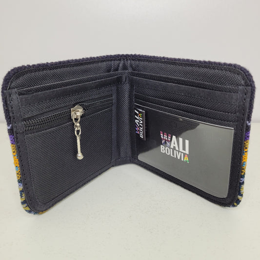 Billetera Doble (azul noche combinado)