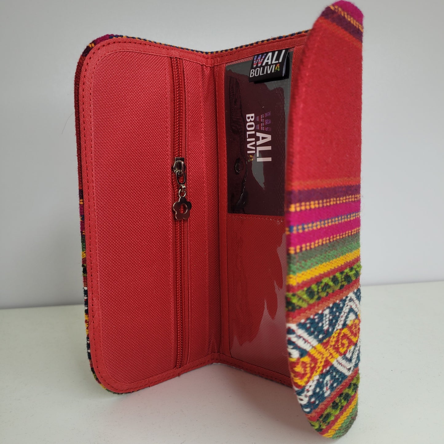 Billeterq Chequera (Rojo carmin)