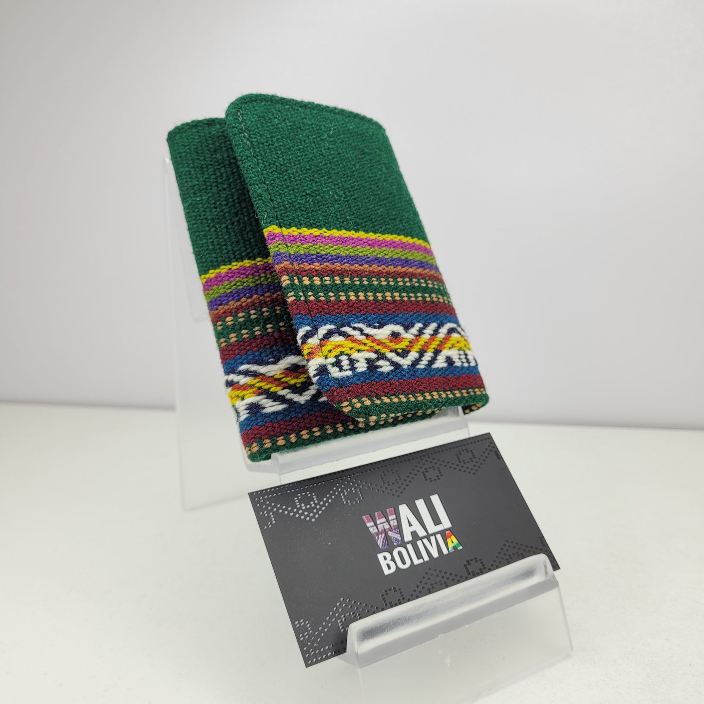 Billetera Triple (verde bandera)