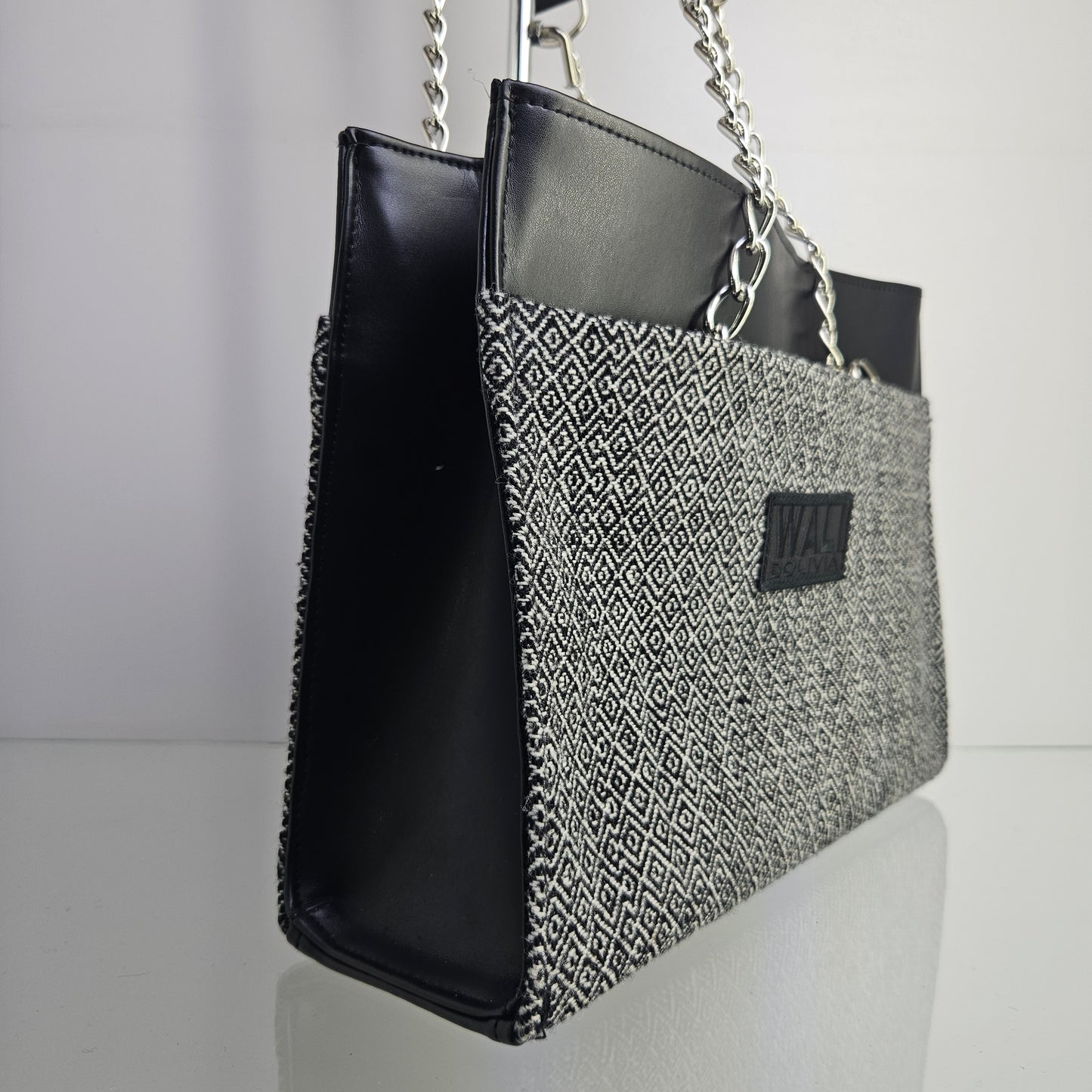Cartera de cuero (Perdiz blanco)