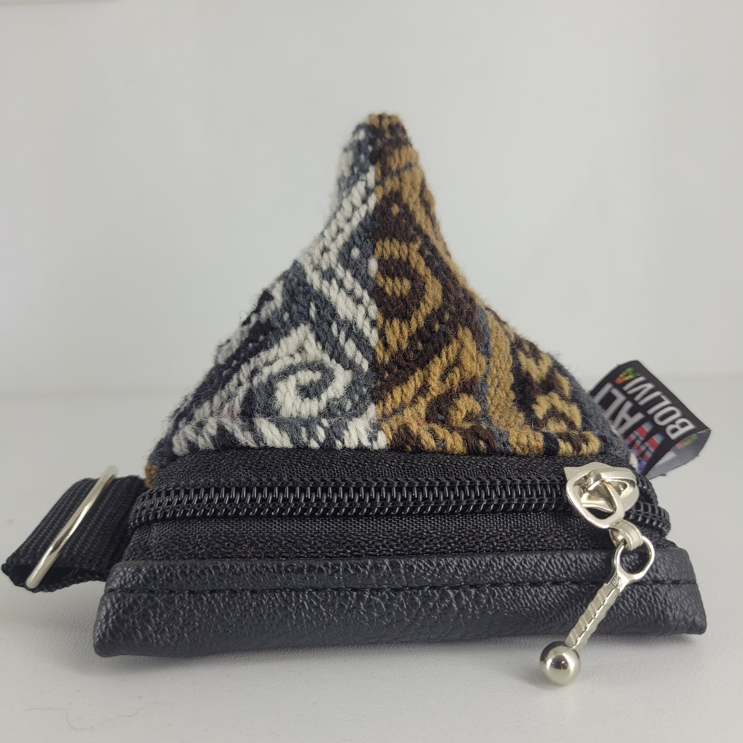 Monederos triangular con diseño
