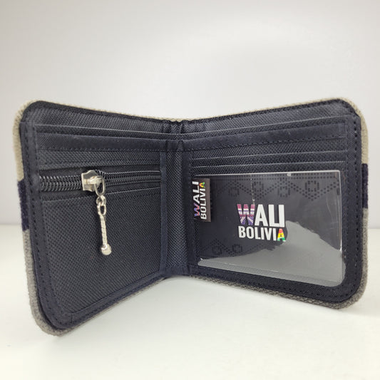 Billetera Plomo oscuro (Varon Doble)