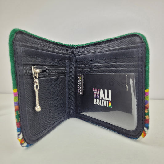 Billetera Verde Bandera (Varon Doble)