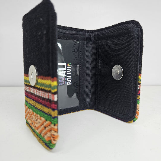 Billetera triple (negro con diseño 2)