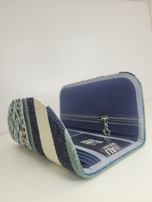 Billetera Chequera (jade con diseño)