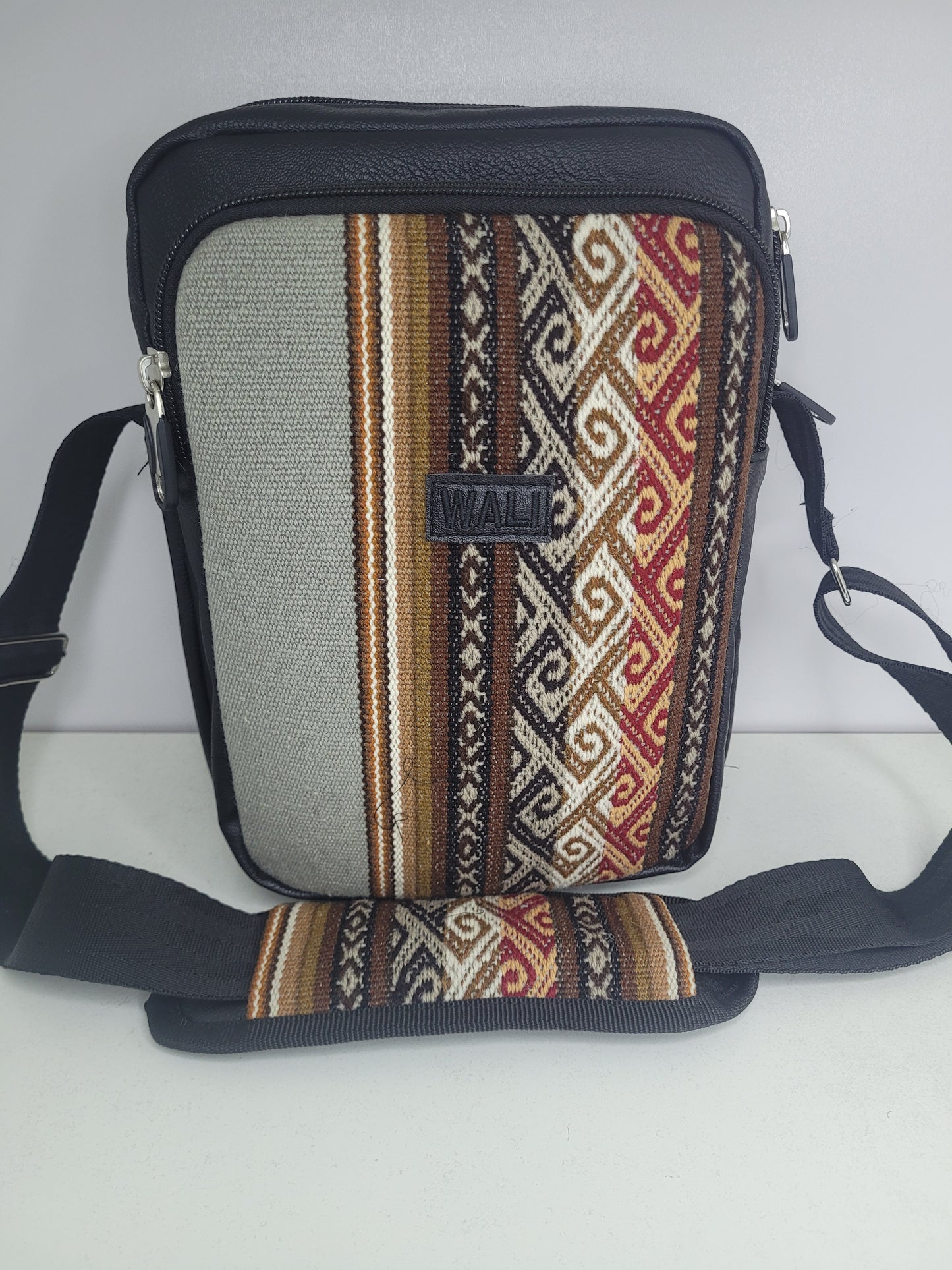 Morral grande aguayo Natural (aguayo plomo)