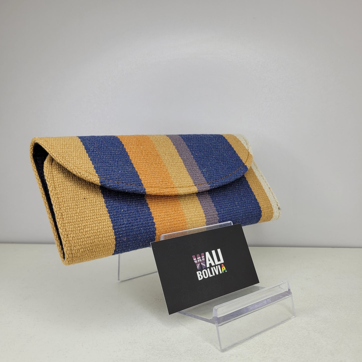 Billetera Chequera (azul crema 2 )