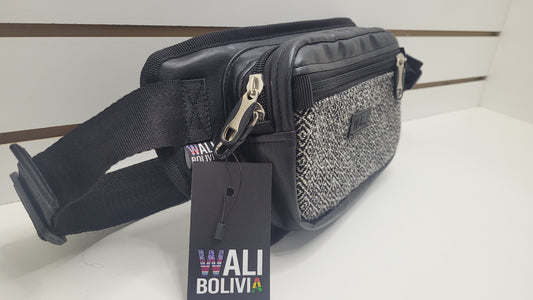 Riñonera clásica de aguayo (Perdiz negro)