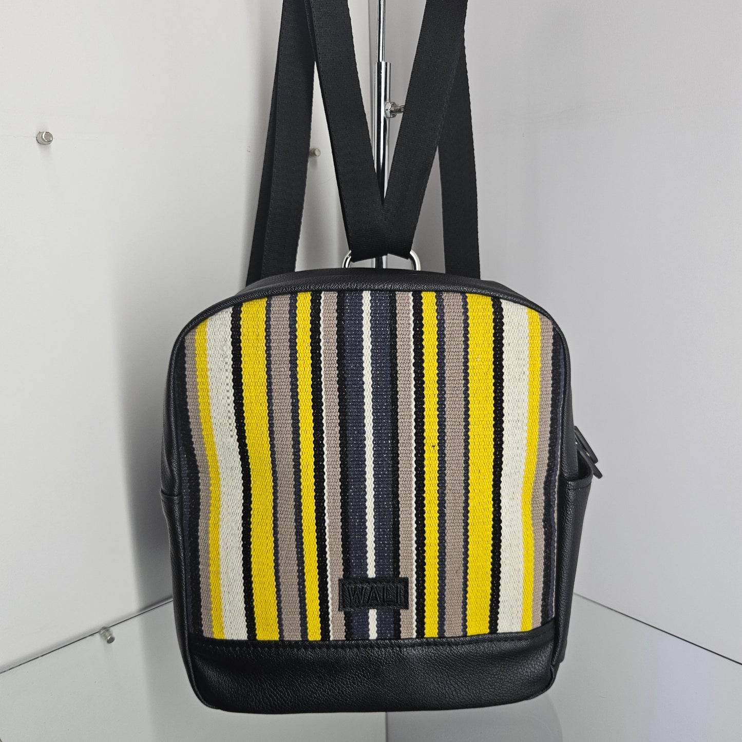 Mochila mini (tigre cuero negro)