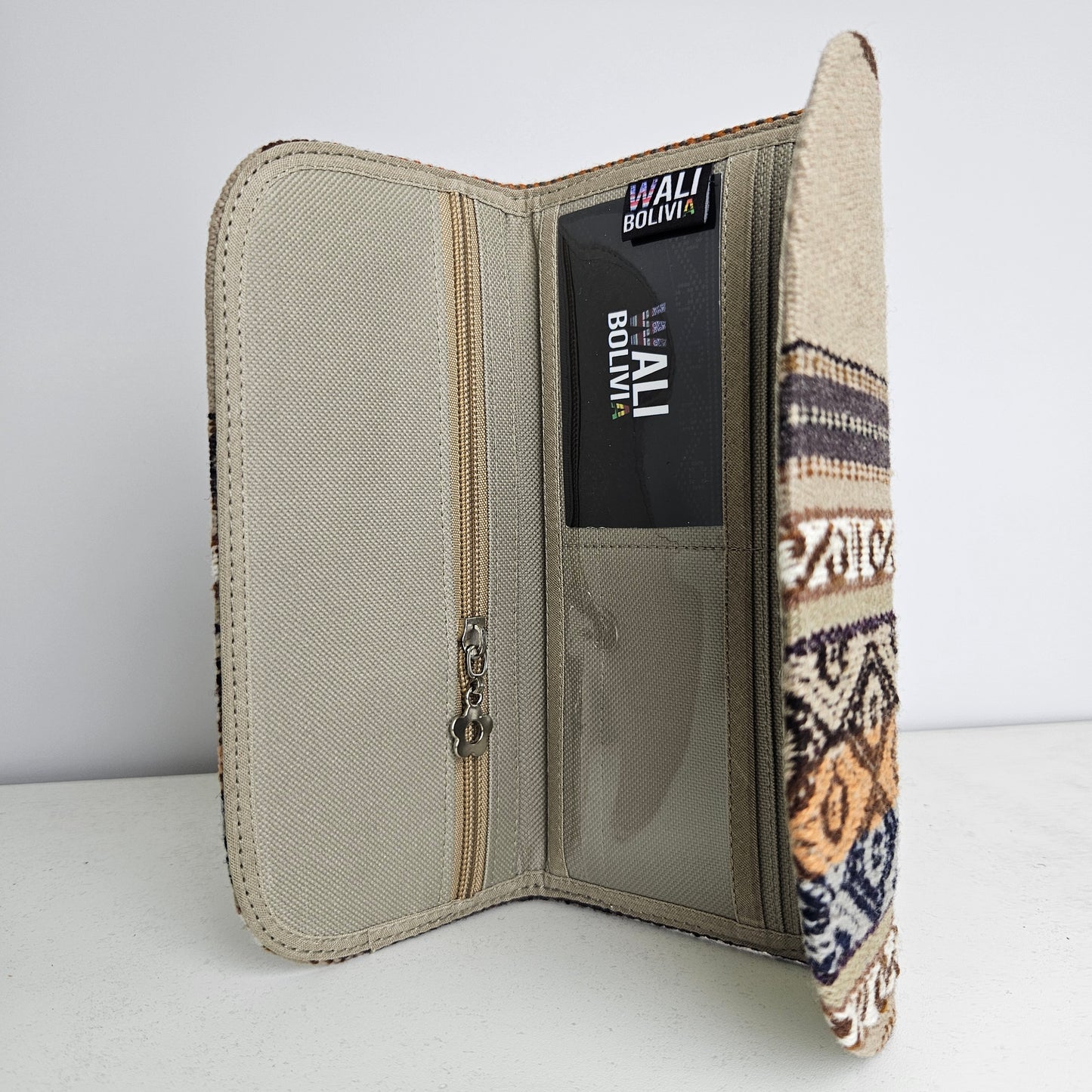 Billetera Chequera (beige diseños)