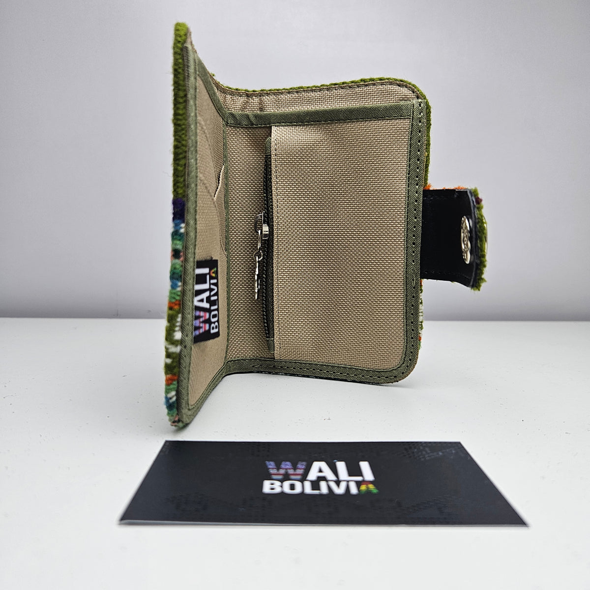 Billetera alaya _ verde lechuga